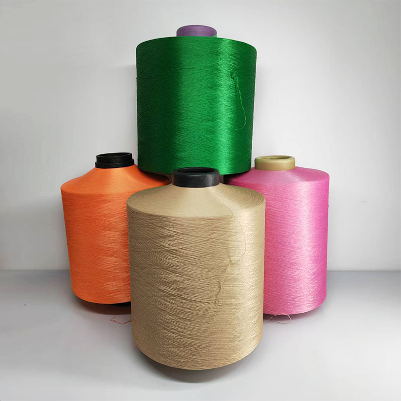 Benang poliester jualan panas untuk webbing