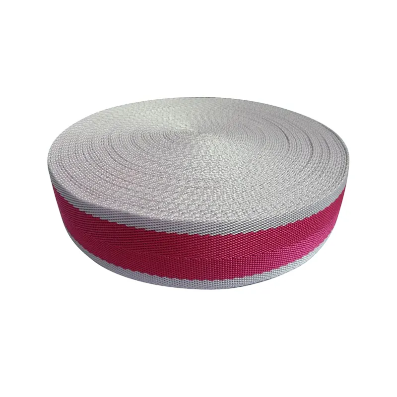 Pita webbing herringbone merah